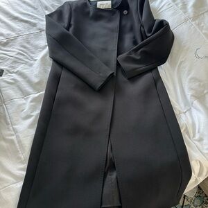 Babaton Charcoal Buttoned Coat